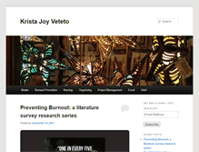 Tablet Screenshot of kristaveteto.com